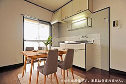 パルム大仲 202 2階2DKのリビング/ダイニング