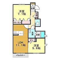 山口県下関市伊倉本町19-22（賃貸アパート2LDK・1階・57.35㎡） その2