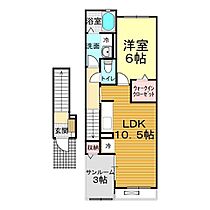 山口県下関市彦島西山町4丁目1-23（賃貸アパート1LDK・2階・48.91㎡） その2