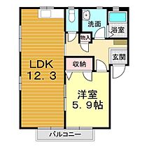 山口県下関市貴船町2丁目15-6（賃貸アパート1LDK・2階・46.37㎡） その2