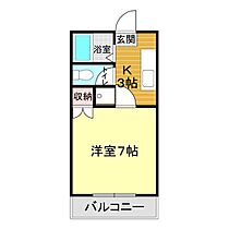 スターヒルズ 104 ｜ 山口県下関市生野町2丁目16-17（賃貸アパート1K・1階・19.84㎡） その2