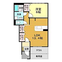 山口県下関市王司上町2丁目6-16（賃貸アパート1LDK・1階・48.79㎡） その2