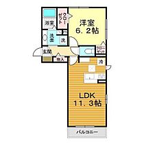 山口県下関市武久町2丁目61-12（賃貸アパート1LDK・1階・42.93㎡） その2