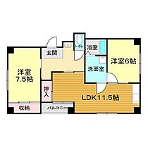 メゾン山の田 101 ｜ 山口県下関市山の田東町5-3（賃貸アパート2LDK・1階・61.62㎡） その2