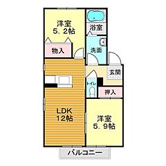 物件の間取り