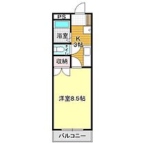 第5コタベハイム 203 ｜ 山口県下関市大学町4丁目1-22（賃貸アパート1K・2階・25.80㎡） その2