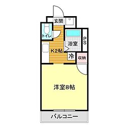 間取図画像 1K