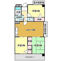 グランサーヴ新下関 203 ｜ 山口県下関市秋根東町4-18（賃貸マンション3LDK・2階・67.86㎡） その2