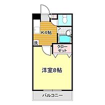 ウェルタウンみわ　1号館 604 ｜ 山口県下関市一の宮町4丁目11-8（賃貸マンション1K・6階・26.00㎡） その2