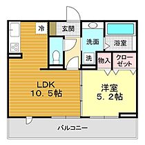 山口県下関市大字有冨201-1（賃貸アパート1LDK・2階・40.04㎡） その2