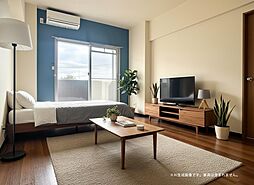 シーサイドパレス 302 3階ワンルームのリビング/ダイニング