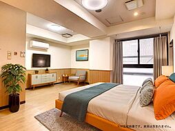 ハイクレスト山の田 210B 2階1Kのリビング/ダイニング