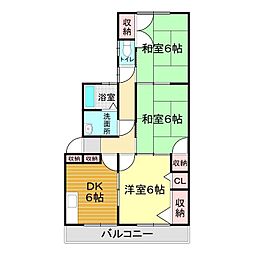 間取図画像 3DK