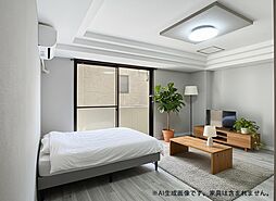 ハイクレスト山の田 409B 4階1Kのリビング/ダイニング