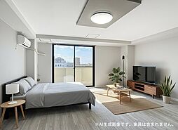 ハイクレスト山の田 603A 6階1Kのリビング/ダイニング