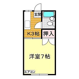 間取図画像 1K