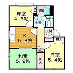 物件の間取り