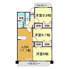 物件の間取り