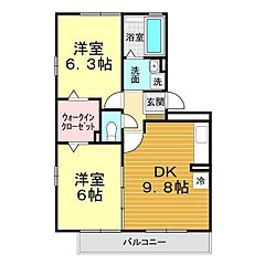 物件の間取り