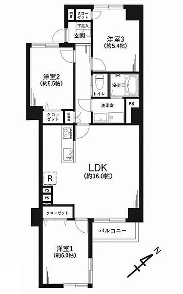 間取りを拡大表示