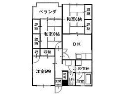 間取図画像 3DK