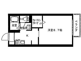 吉岡道上ハイツ2  ｜ 香川県観音寺市吉岡町（賃貸アパート1K・2階・26.61㎡） その2