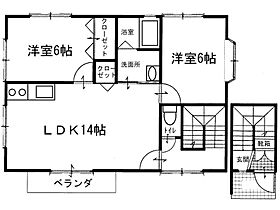 エスポワール柞田2号地  ｜ 香川県観音寺市柞田町（賃貸アパート2LDK・2階・63.84㎡） その2