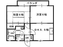 間取図画像 2DK