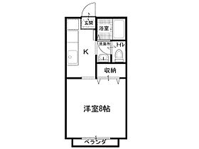 笠田ハイツ4号地  ｜ 香川県三豊市豊中町笠田笠岡（賃貸アパート1K・2階・27.08㎡） その2