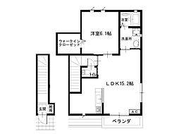 間取図画像 1LDK