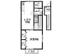 エスペランサ広野1号地 1LDKの間取図画像