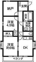 メゾンドパルテール 205 ｜ 群馬県前橋市西片貝町３丁目30-1（賃貸アパート2SDK・2階・48.27㎡） その2