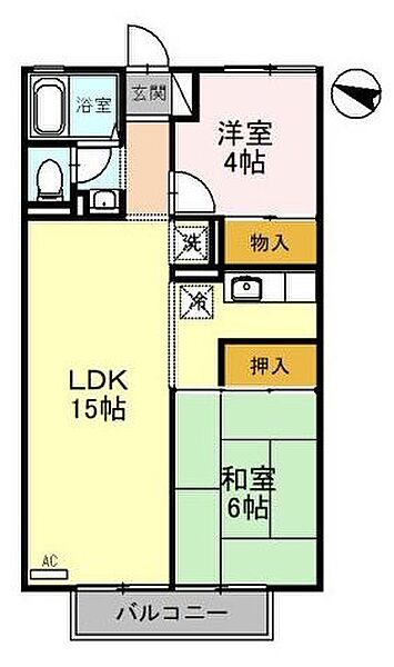 ライブ池ノ本 ｜京都府福知山市篠尾新町４丁目(賃貸アパート2LDK・2階・53.06㎡)の写真 その2