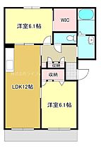 メゾン・ド・エムズI  ｜ 京都府福知山市篠尾新町１丁目（賃貸マンション2LDK・1階・56.90㎡） その2