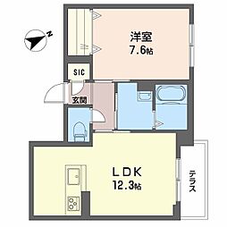 間取図画像 1LDK