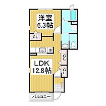 長野県埴科郡坂城町大字坂城（賃貸アパート1LDK・1階・46.49㎡） その2