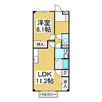 サープラスブライト  ｜ 長野県千曲市大字戸倉（賃貸アパート1LDK・1階・45.64㎡） その2