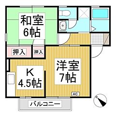 物件の間取り
