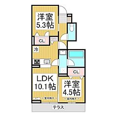 物件の間取り
