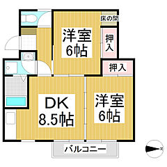 物件の間取り