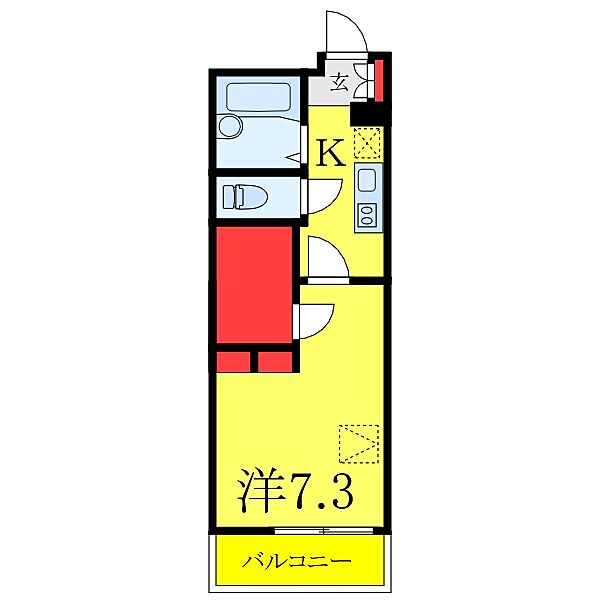 東京都北区豊島3丁目(賃貸マンション1K・4階・20.81㎡)の写真 その1