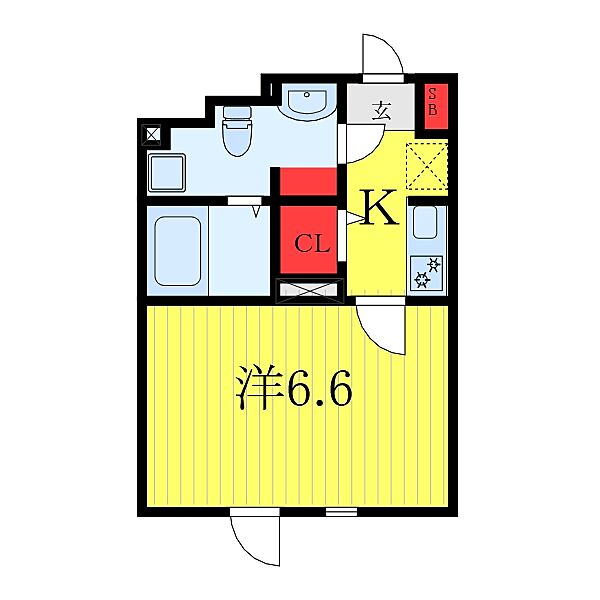 アトリオフラッツ板橋本町 403｜東京都板橋区大和町(賃貸マンション1K・4階・21.78㎡)の写真 その2