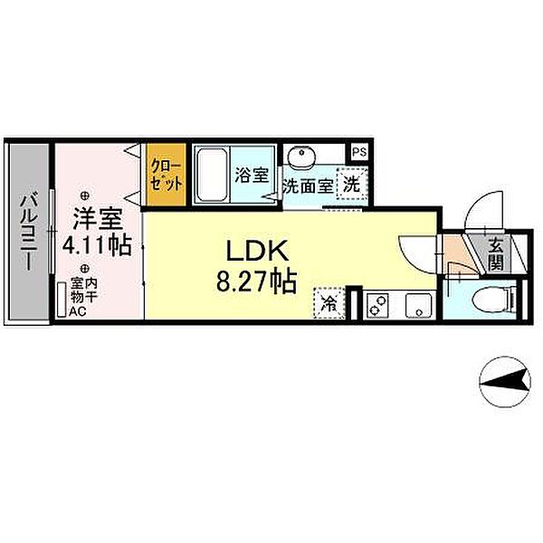 コルツァ蓮根 202｜東京都板橋区蓮根2丁目(賃貸アパート1LDK・2階・30.07㎡)の写真 その2