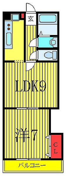 東京都豊島区巣鴨5丁目(賃貸マンション1LDK・2階・38.00㎡)の写真 その2