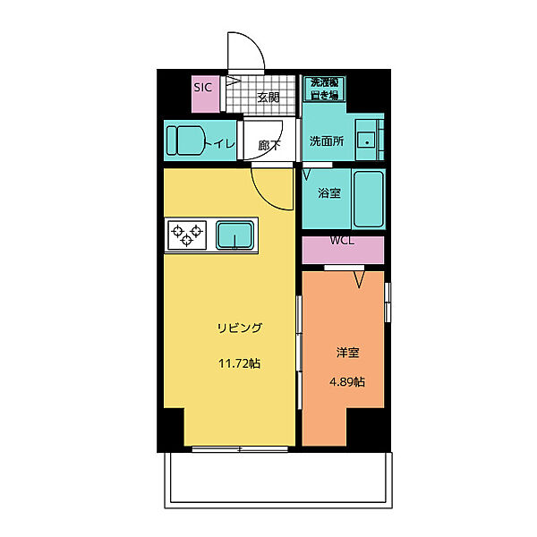 GRANDUKE栄elima 1201｜愛知県名古屋市中区栄５丁目(賃貸マンション1LDK・12階・40.63㎡)の写真 その2