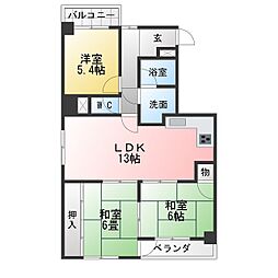 シティコーポ大須 3LDKの間取図画像
