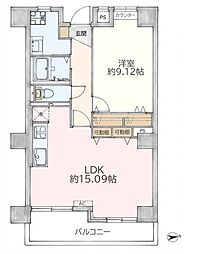 間取図画像 1LDK