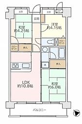 ライオンズマンション朝霞台 3LDKの間取図画像