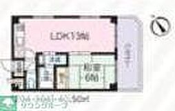 東急田園都市線 長津田駅 徒歩10分の賃貸マンション 4階3LDKの間取り