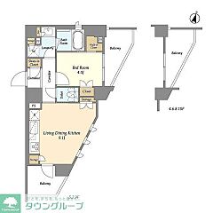 物件の間取り